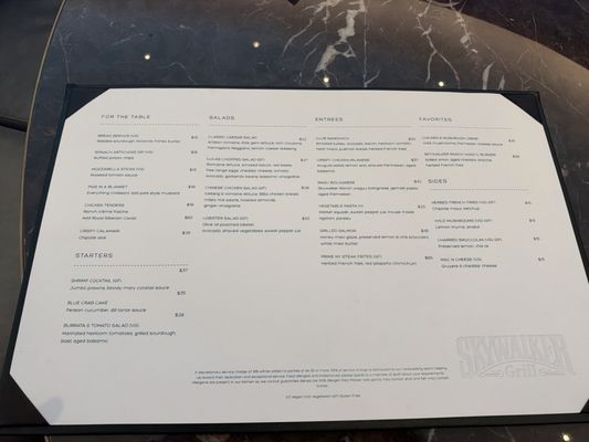 Menu photo 3 Skywalker Grill Los Angeles, CA