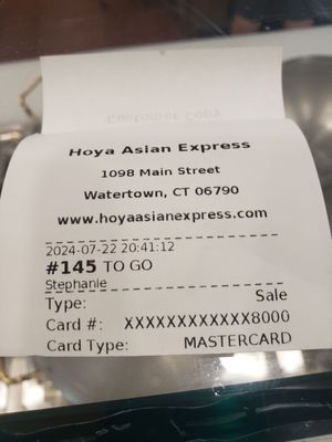 Menu photo 3 Hoya Asian Express Watertown, CT Menu photo 3 Hoya Asian Express Watertown, CT