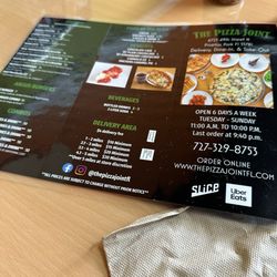 The Pizza Joint - Menu