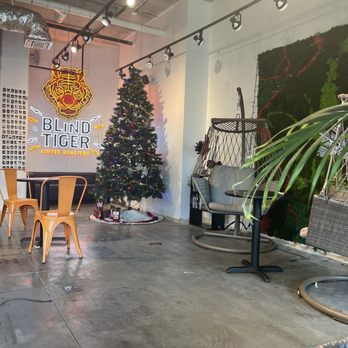 Blind Tiger Coffee Roasters - Decor and indoor seating - Coffee & Tea Near Me - Tampa, Florida Blind Tiger Coffee Roasters - Decor and indoor seating - Coffee & Tea Near Me - Tampa, Florida