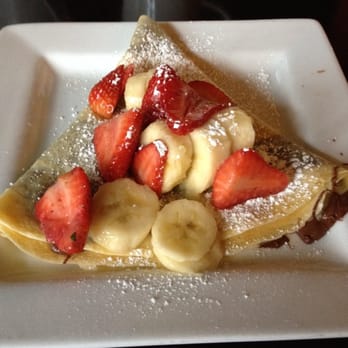 Rooster - Downtown - Strawberry banana Nutella crepe - Creperies Near Me - St. Louis, Missouri Rooster - Downtown - Strawberry banana Nutella crepe - Creperies Near Me - St. Louis, Missouri