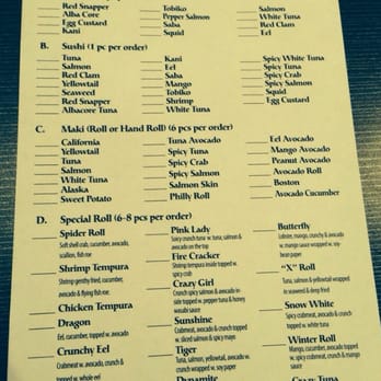Sushi Saga - menu - Japanese Near Me - Edison, New Jersey Sushi Saga - menu - Japanese Near Me - Edison, New Jersey