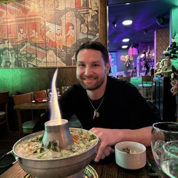 Nicky's Thai Kitchen - This smile was before he tried the soup ... the worth I've ever had. (Ps I do travel to Asia all the time) - Thai Near Me - Pittsburgh, Pennsylvania