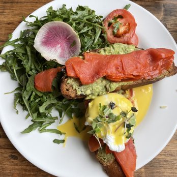 Le Sel Bistro - Avocado and Nova Salmon Toast - Breakfast & Brunch Near Me - Tacoma, Washington Le Sel Bistro - Avocado and Nova Salmon Toast - Breakfast & Brunch Near Me - Tacoma, Washington