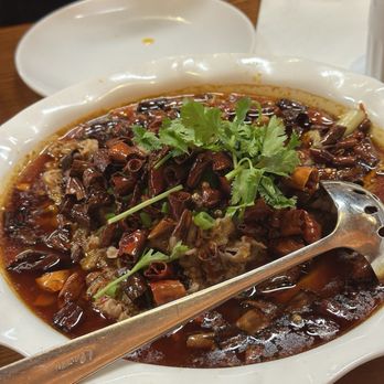 Tasty House - Fatty beef slices in hot and spicy soup - Szechuan Near Me - Bellevue, Washington