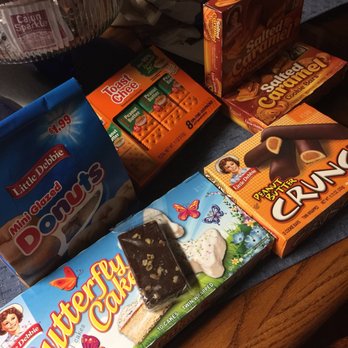 Little Debbie - My haul for 10 bucks.  Got the butterfly cakes n brownie for free!!! - Bakeries Near Me - Springdale, Arkansas