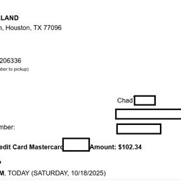 Pluckers email acknowledging receipt of order. Pluckers email acknowledging receipt of order.