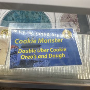 Lappert's Ice Cream - Cookie Monster (Oreos and cookie dough) - Ice Cream & Frozen Yogurt Near Me - Livermore, California
