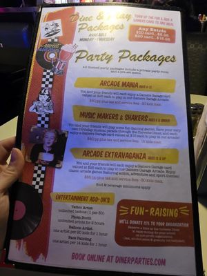 Menu photo 5 Corvette Diner San Diego, CA
