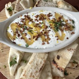 Ricotta Dip with Flatbread. Ricotta Dip with Flatbread.