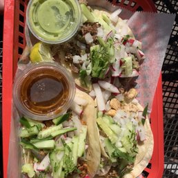 Chicken, Al pastor, and Asada Tacos Chicken, Al pastor, and Asada Tacos