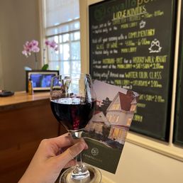 Complimentary wine