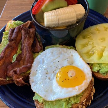 Eight AM - Avocado toast three ways - New American Near Me - San Francisco, California