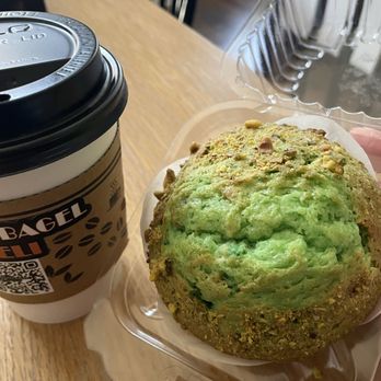 NYC Bagel and Deli - Coffee and pistachio muffin - Delis Near Me - Mckinney, Texas NYC Bagel and Deli - Coffee and pistachio muffin - Delis Near Me - Mckinney, Texas