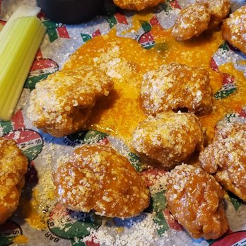 Panini's Bar & Grill - Buffalo Parm boneless wings - Bars Near Me - Twinsburg, Ohio