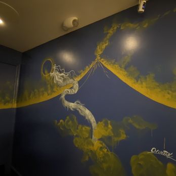 Kazan - Kazan (volcano in Japanese) mural. - Noodles Near Me - Beverly Hills, California Kazan - Kazan (volcano in Japanese) mural. - Noodles Near Me - Beverly Hills, California