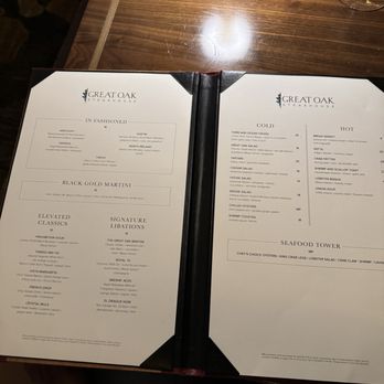 The Great Oak Steakhouse - Menu - Steakhouses Near Me - Temecula, California The Great Oak Steakhouse - Menu - Steakhouses Near Me - Temecula, California