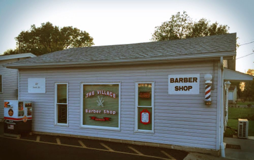 The Village Barber Shop Logo