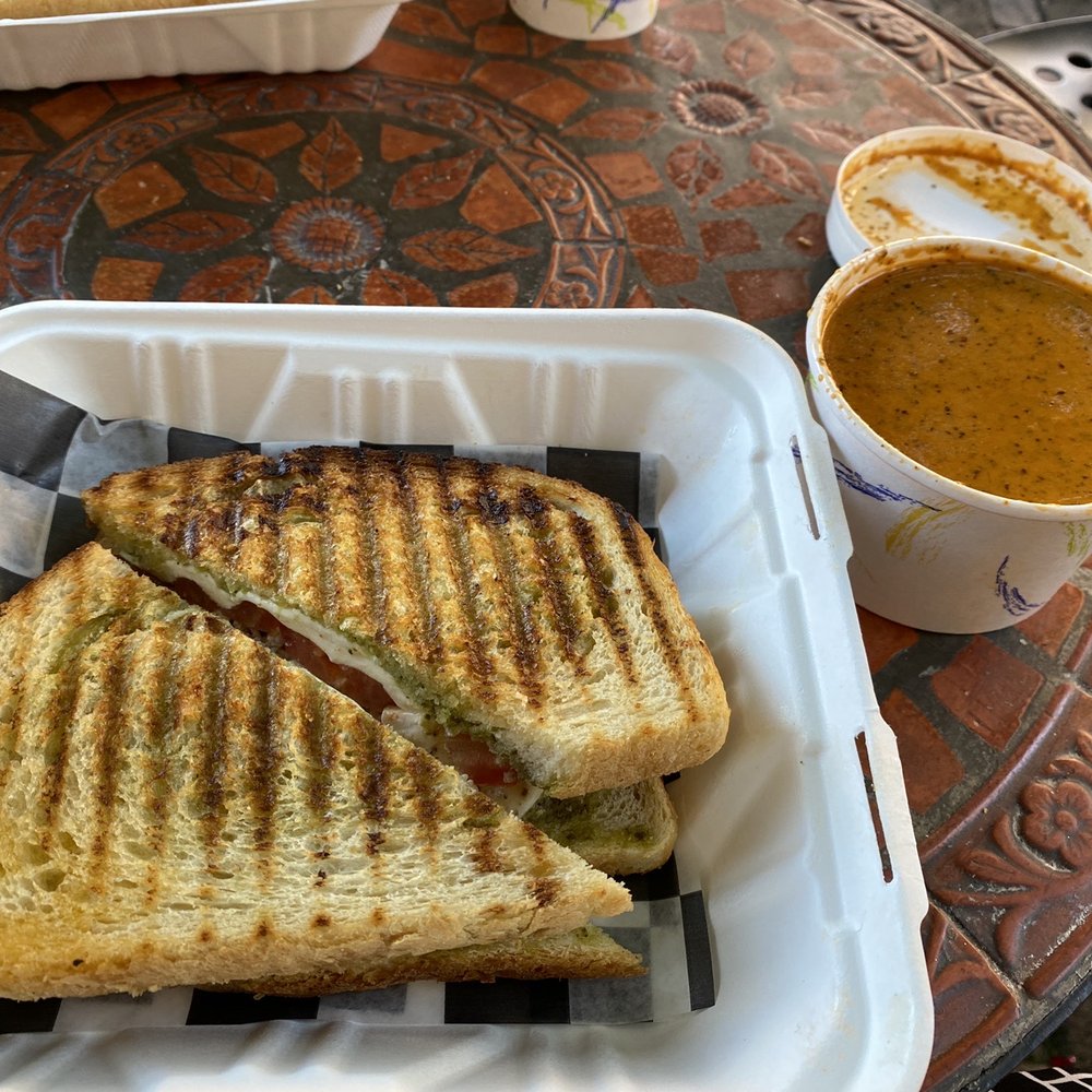 Say Cheese! - Caprese Grilled Cheese Sandwich & Creamy Tomato Soup - Sandwiches Near Me - Washington, DC, District of Columbia Say Cheese! - Caprese Grilled Cheese Sandwich & Creamy Tomato Soup - Sandwiches Near Me - Washington, DC, District of Columbia