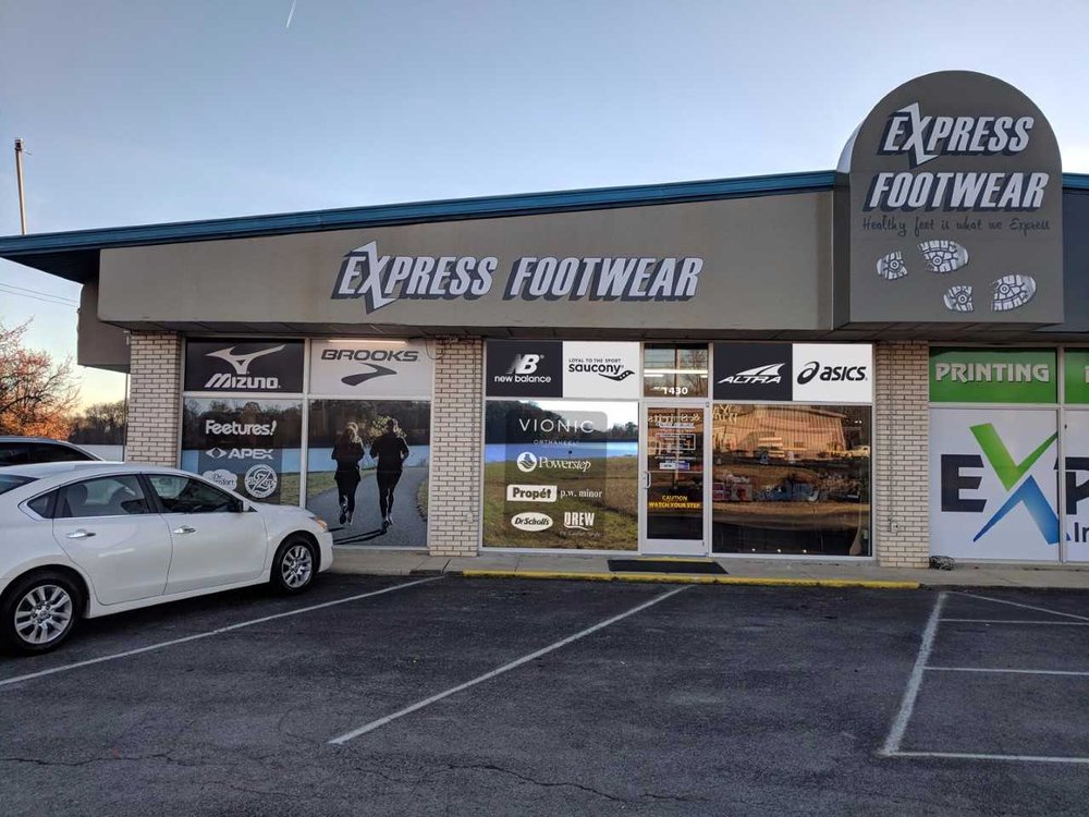 EXPRESS FOOTWEAR & RUNNING Shoe Stores 1430 Interstate Dr