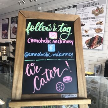 Cinnaholic - Follow Them - Bakeries Near Me - McKinney, Texas