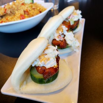 Bonchon Natomas - Pork belly buns. A little too sweet. - Korean Near Me - Sacramento, California Bonchon Natomas - Pork belly buns. A little too sweet. - Korean Near Me - Sacramento, California