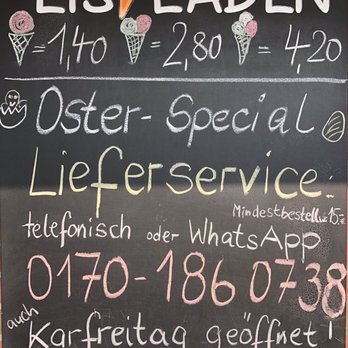 Unser Eisladen - Special outside menu - Ice Cream & Frozen Yogurt Near Me - Neu Wulmstorf, NI Unser Eisladen - Special outside menu - Ice Cream & Frozen Yogurt Near Me - Neu Wulmstorf, NI