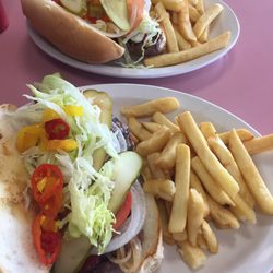 Steak bun combos come with a pop