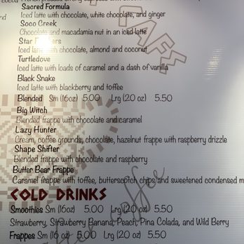 Qualla Java Cafe - Menu Part 3 - Cafes Near Me - Cherokee, North Carolina Qualla Java Cafe - Menu Part 3 - Cafes Near Me - Cherokee, North Carolina