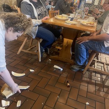 Cracker Barrel Old Country Store - Plate broke by my table - American Near Me - Buckeye, Arizona Cracker Barrel Old Country Store - Plate broke by my table - American Near Me - Buckeye, Arizona
