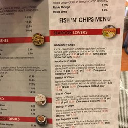 Saugeen Curry House & Fish 'N' Chips - Menu