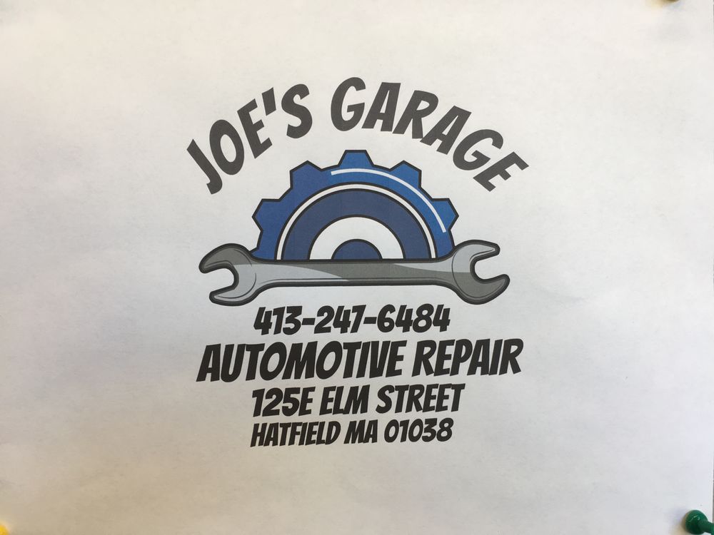 JOE’S GARAGE Updated September 2024 125E Elm St, Hatfield