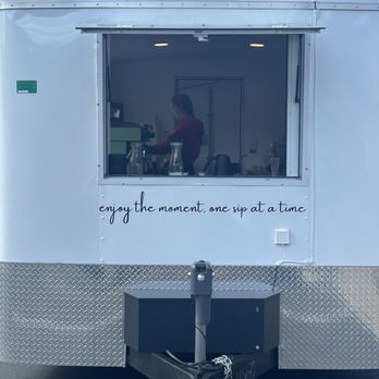 Reflect Coffee - Cute quote on trailer - Coffee & Tea Near Me Reflect Coffee - Cute quote on trailer - Coffee & Tea Near Me