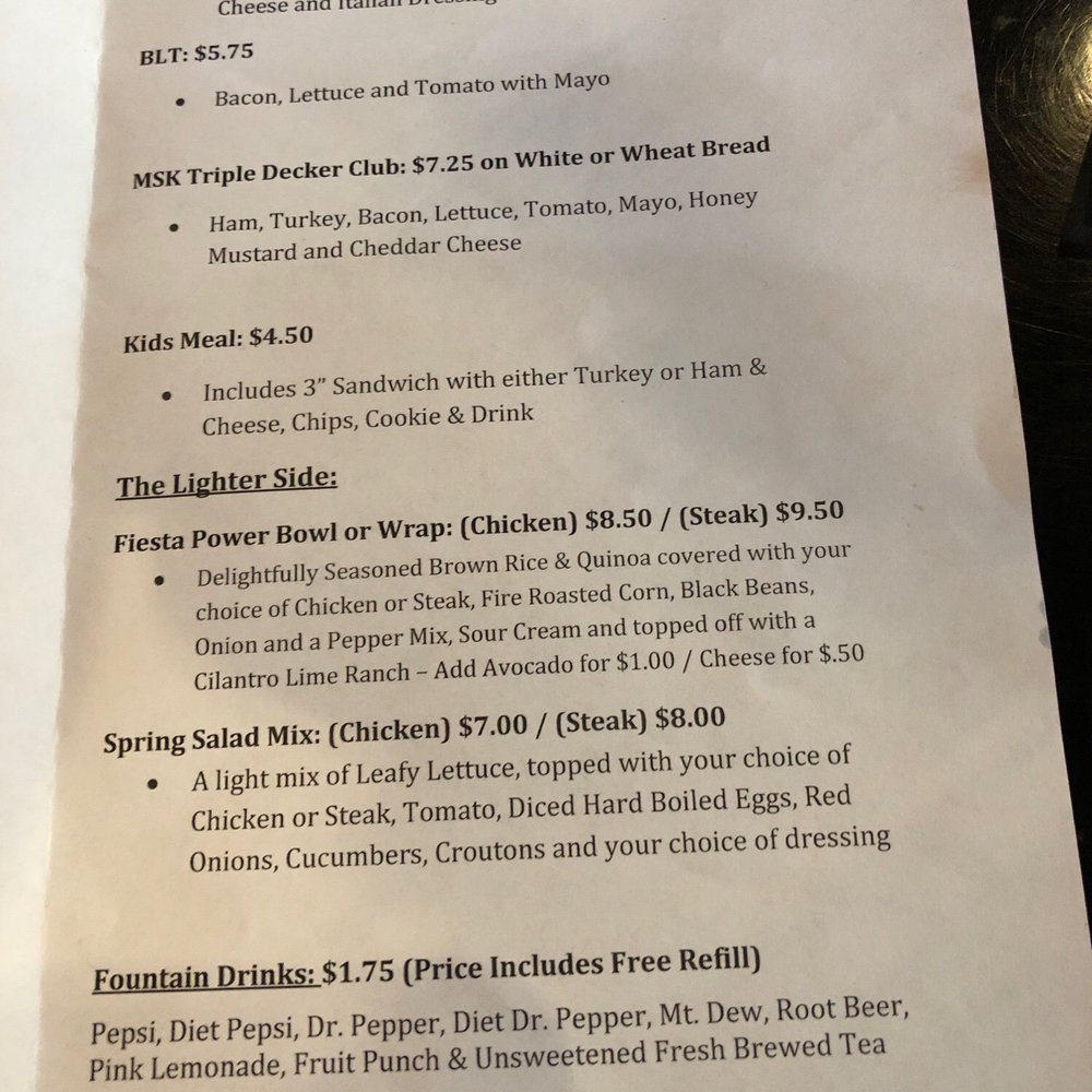 My Sister’s Kitchen - a menu for dinner - Coffee & Tea Near Me - Waterville, Kansas My Sister’s Kitchen - a menu for dinner - Coffee & Tea Near Me - Waterville, Kansas