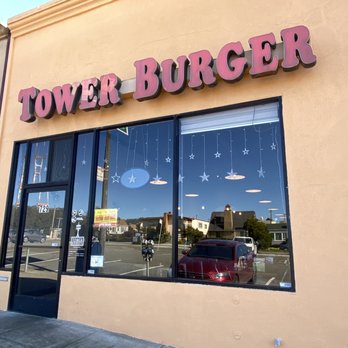 Tower Burger - Front of the cafe - Burgers Near Me - San Francisco, California Tower Burger - Front of the cafe - Burgers Near Me - San Francisco, California