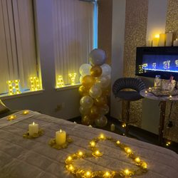 Elite Massage - Champagne, chocolate, covered, strawberries, massage, birthday celebration.