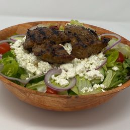Steak Tip Greek Salad