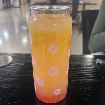 Goldmiss - Yogurt mango ($8) with popping boba. - Donuts Near Me - East Rutherford, New Jersey Goldmiss - Yogurt mango ($8) with popping boba. - Donuts Near Me - East Rutherford, New Jersey