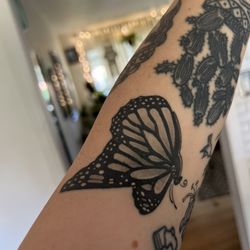 The Studio Tattoos and Art Gallery - Monarch butterfly :)