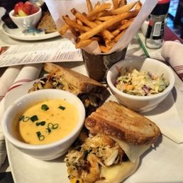 Crab cake melt