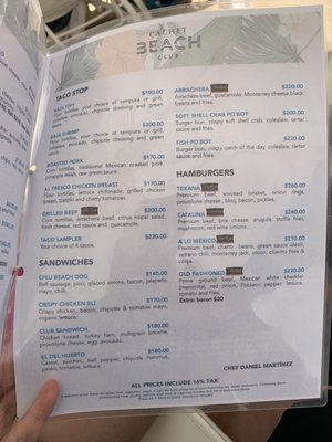 Menu photo 5 Corazon Beach Club Cabo San Lucas, BCS