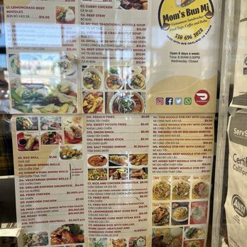 Mom's Pho & Banh Mi - Expanded menu - Vietnamese Near Me - Oakland, California