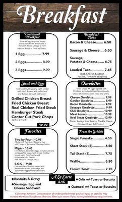 Menu photo 8 Real Texas Cafe Euless, TX