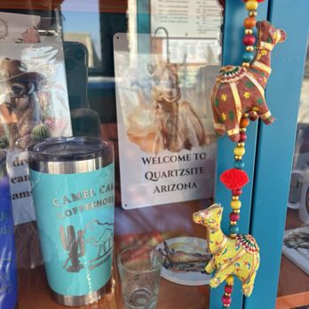 Camel Camp Coffeehouse - Camel Camp Swag - Coffee & Tea Near Me - Quartzsite, Arizona