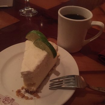 The Freighthouse Restaurant - Key Lime pie and coffee - Seafood Near Me - La Crosse, Wisconsin