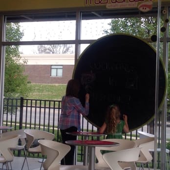 Menchie's - Love that they have 2 chalk boards for kids - Ice Cream & Frozen Yogurt Near Me - Florence, Kentucky