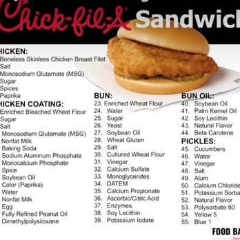 Chick-fil-A - What is in the bun - Fast Food Near Me - Ogden, Utah Chick-fil-A - What is in the bun - Fast Food Near Me - Ogden, Utah