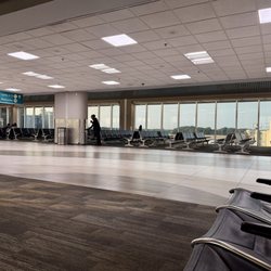 Pensacola International Airport - Quiet in the mornings. Love this airport. It's easy in/out. Although parking can be jammed!