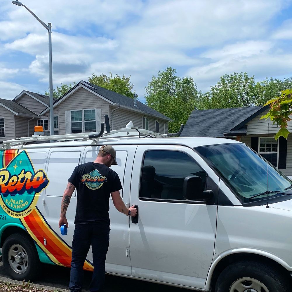 Slide of Retro Drain Cleaning & Sewer Inspection