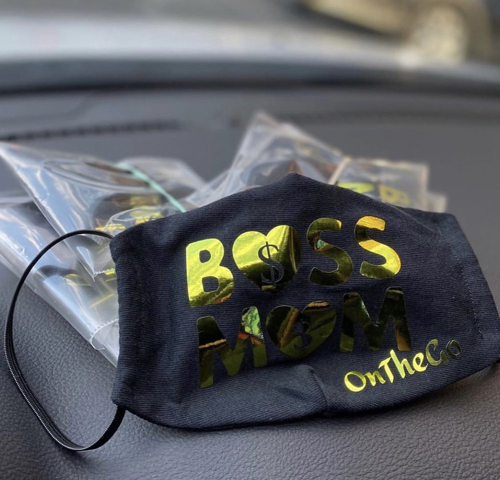 Mom Boss On The Go Logo